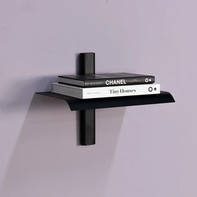 Mensola nera in metallo 28 cm Hola – Spinder Design