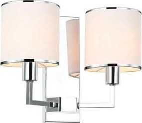 Open Design OR81497 - Applique CASA 2xE14/12W/230V cromo lucido/crema