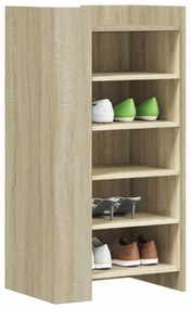 Scarpiera Rovere Sonoma 52x37,5x100 Cm İn Legno Multistrato /