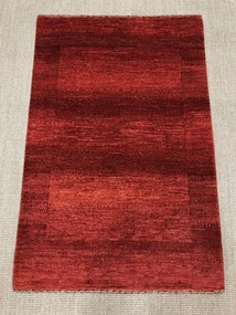 Loribaft Tappeto 80 x 120 Rosso (Iran) Annodato A Mano