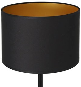 Lampada da tavolo ARDEN 1xE27/60W/230V d. 25 cm nero/oro