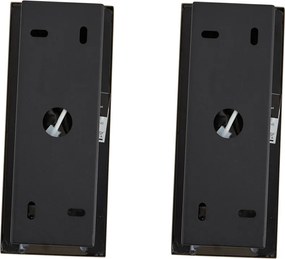 Set di 2 lampade da parete moderne bronzo scuro incl. LED - Plaza