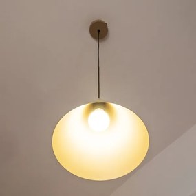 Lampadario a sospensione ETNA II 1xE27/15W/230V Ø 25 cm beige