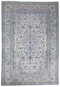 Kashan Tappeto 360x250 Beige (Iran) Annodato A Mano