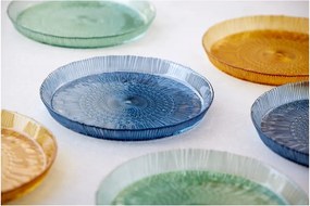 Piatto da portata in vetro verde ø 30 cm Kusintha - Bitz