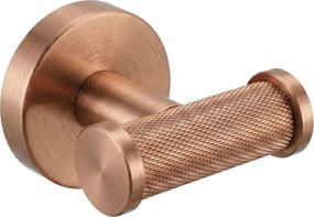 Gancio doppio da parete Modern 6612 in rame spazzolato – 6,5x7x5 cm