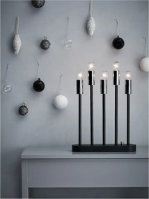 Decorazione luminosa natalizia nera Buster - Markslöjd