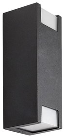 Rabalux 77055 - Applique da esterno CERNON 2xGU10/7W/230V IP44 nero