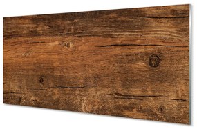 Pannello paraschizzi cucina Grani di legno con nodi 100x50 cm