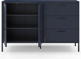 Cassettiera blu scuro 140x90 cm Diora - Marckeric