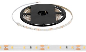 Striscia LED 2835/60 12V 6W/m IP65 5m Colore Bianco Caldo 3.000K