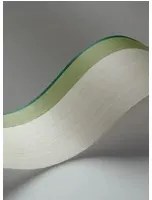 Bordüre Jaspe Border von Cole & Son - White/ Green & Emerald