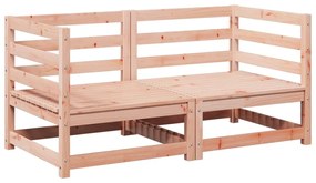 Set divani da giardino 2 pz in legno massello abete douglas