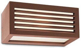 Redo 9899 - Applique da esterno BRICK 1xE27/23W/230V IP54 marrone