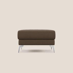 Star Pouf con piedini alti in tessuto smacchiabile T05 marrone