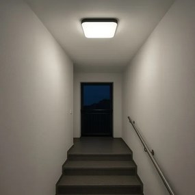 Plafoniera NEMO LED/36W/230V 50x50 cm nera
