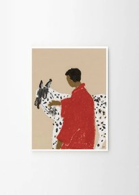 Poster 30x40 cm Spotted Horse – Isabelle Vandeplassche – The Poster Club