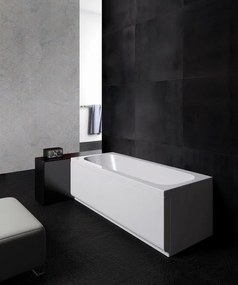 Pannello di rivestimento vasca frontale e laterale Tag acrilico bianco L 170 x H 70 cm