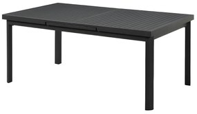Tavolo da giardino allungabile NAURU in alluminio 180/240 cm - Antracite