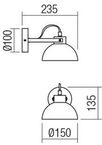 Redo 04-511 - Applique per bambini EOLO 1xE27/42W/230V