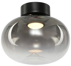 Plafoniera LED VASO LED/4W/230V diametro 18 cm nero/fumé