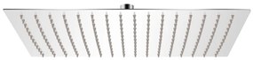 Testa Doccia A Pioggia İn Acciaio Inox 30x40 Cm Rettangolare /