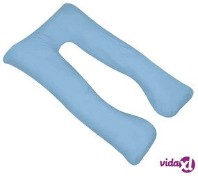 vidaXL Cuscino di Gravidanza 90 x 145 cm Azzurro
