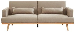 Divano letto 3 posti clic clac in Tessuto Beige - ESME