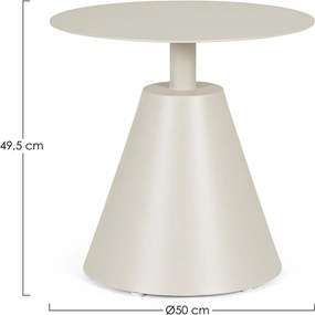 Tavolino da giardino rotondo in alluminio ø 50 cm Aloha – Bizzotto