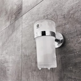 NIMCO UN set-31W-26 - Distributore di sapone, portaspazzolino e gancio a muro UNIX