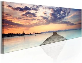 Quadro Pier on the Caribbean  Colore Nero, Dimensioni e Misure 120x40