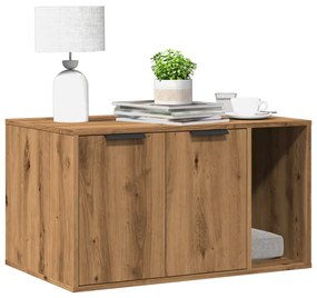 Recinto Lettiera Rovere Artigianale 80x50x45 Cm İn Truciolato /