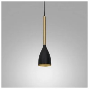 Lampadario su corda ISTAPPAR 1xE27/60W/230V nero/oro