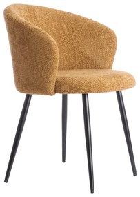 Set di sedie da pranzo giallo ocra in metallo 2 pz Radaja – Light & Living