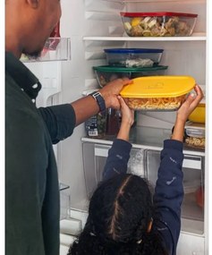 Set da 2 contenitori in vetro per alimenti PYREX 1,2/2,5 l