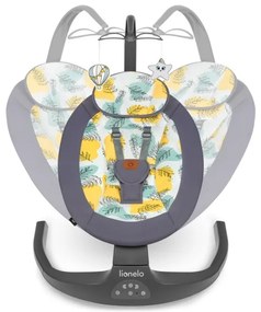 Lionelo - Sdraietta RALF con melodia, 4xAA, grigio cemento + telecomando