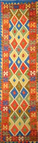 Kilim Tappeto orientale 300x80 (Afghanistan)