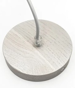 Lampadario su cavo AIDA 1xE27/60W/230V Ø 35 cm rovere/bianco