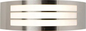 Lampada da parete moderna acciaio inox IP44 - Sapphire Deluxe