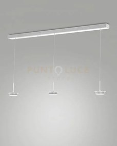 3805-48-102 montatura bianca completa lineare cct 2700k - 3000k - 4...