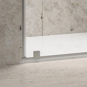 Porta doccia scorrevole 120 cm senza telaio | KNM4000C - KAMALU
