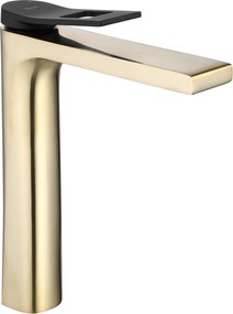 Rubinetto da lavabo REA SOUL Gold mat black High