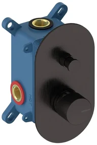 Rubinetto per doccia ad incasso monocomando Loop K grigio lucido SANYCCES