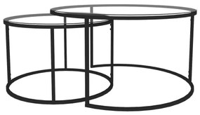 SET 2x Tavolino BELARUS  nero