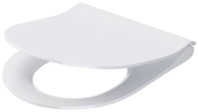 Cersanit K701-104 - WC sospeso con sedile CITY OVAL in ceramica/bianco