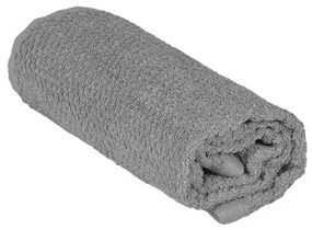 Asciugamani ospite per bagno 55x100 cm grigio in cotone 100%