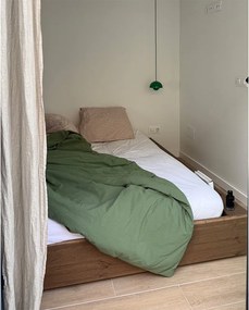 Letto matrimoniale marrone in legno di pino con griglia 180x200 cm Ziggy - Karup Design