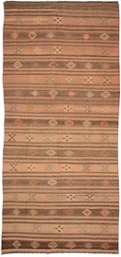 Kilim Tappeto orientale 310 x 150 Beige (Tacchino) Tessuto A Mano