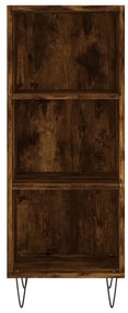 Credenza rovere fumo 34,5x32,5x90 cm in legno multistrato