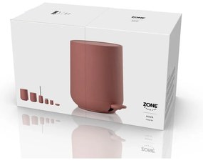 Pattumiera in plastica rosso chiaro 3 l Nova - Zone